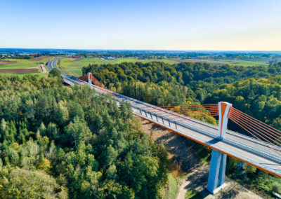 zdjęcia z lotu ptaka obwodnica ostródy