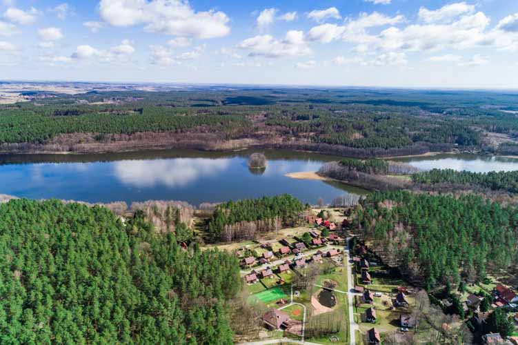jezioro giłwa panorama 360