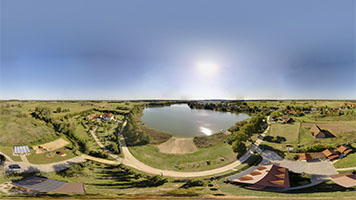 panorama 360 z drona